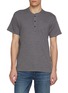 RAG & BONE Classic Flame Cotton Henley Shirt