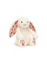 Detail View - Click To Enlarge - JELLYCAT - Little Blossom Berry Bunny — Cream