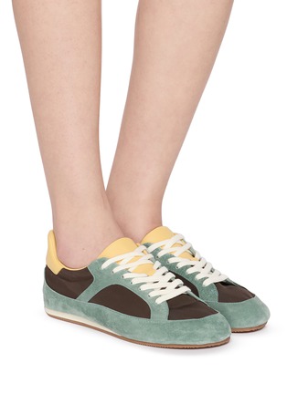 Figure View - Click To Enlarge - EQUIL - Cyprisny Suede Nylon Women's Sneakers