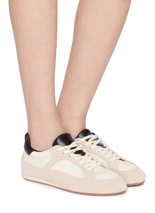 Figure View - Click To Enlarge - EQUIL - Cyprisny Suede Nylon Women's Sneakers