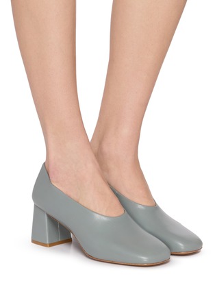 Figure View - Click To Enlarge - EQUIL - Moldova 70 Leather Pumps