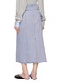 Back View - Click To Enlarge - EENK - A-Line Panelled Denim Skirt