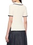 Back View - Click To Enlarge - EENK - Contrast Trim Knit Top