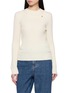 EENK Layered Ribbed Wool Knit Top