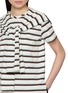  - EENK - Hooded Striped T-Shirt