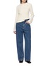 Figure View - Click To Enlarge - EENK - Relaxed Fit Denim Cotton Pants
