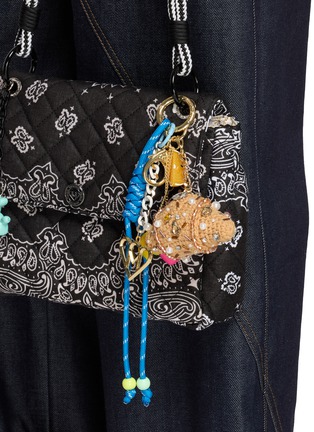 Front View - Click To Enlarge - MINIME PARIS - Croissant Bag Charm