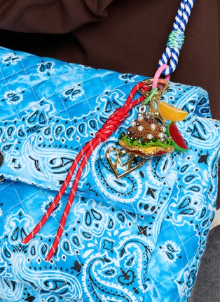 Front View - Click To Enlarge - MINIME PARIS ACCESSORIES - Hamburger Bag Charm