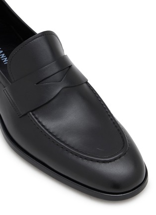 Detail View - Click To Enlarge - MAGNANNI - Leather Penny Strap Loafers