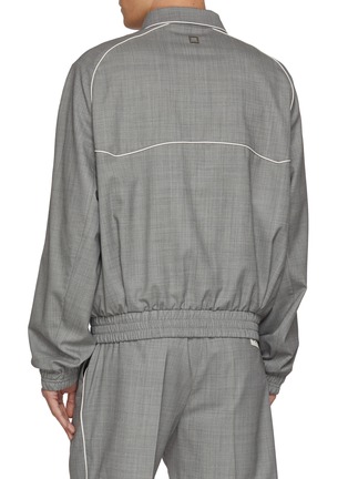 Back View - Click To Enlarge - WOOYOUNGMI - Contrast Piping Zip Up Jacket