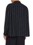 Back View - Click To Enlarge - WOOYOUNGMI - Tweed Striped Shirt