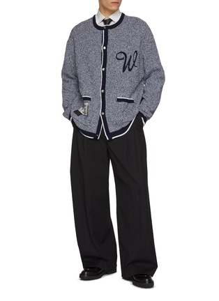 Figure View - Click To Enlarge - WOOYOUNGMI - Contrast Trim Cardigan