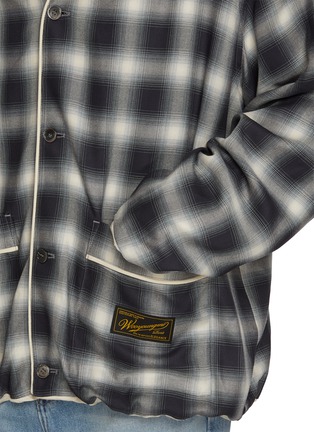  - WOOYOUNGMI - Ray Shadow Check Cardigan Jacket