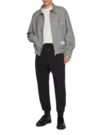 Figure View - Click To Enlarge - WOOYOUNGMI - Drawstring Cuffed Pants