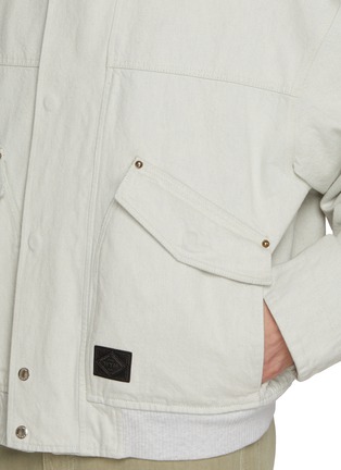  - WOOYOUNGMI - Contrast Collar Cotton Bomber Jacket