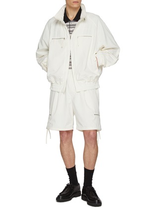 Figure View - Click To Enlarge - WOOYOUNGMI - Hooded Zip Up Windbreaker