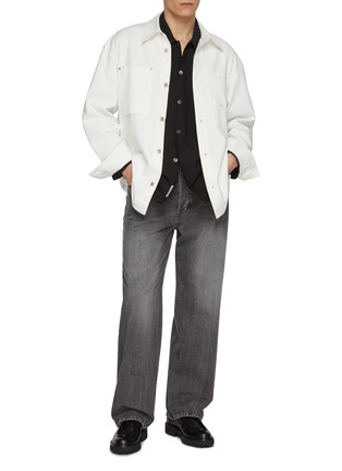 Figure View - Click To Enlarge - WOOYOUNGMI - Relaxed Medium Wash Jeans