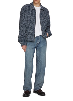 Figure View - Click To Enlarge - WOOYOUNGMI - Relaxed Medium Wash Jeans