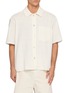 WOOYOUNGMI Textured Chest Pocket Cotton Linen Shirt