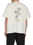 Back View - Click To Enlarge - WOOYOUNGMI - Ivory Flower Print Relaxed Cotton T-Shirt