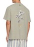 Back View - Click To Enlarge - WOOYOUNGMI - Flower Pot Graphic Chest Pocket Cotton T-Shirt
