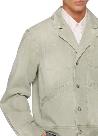  - WOOYOUNGMI - Dyed Structured Denim Jacket