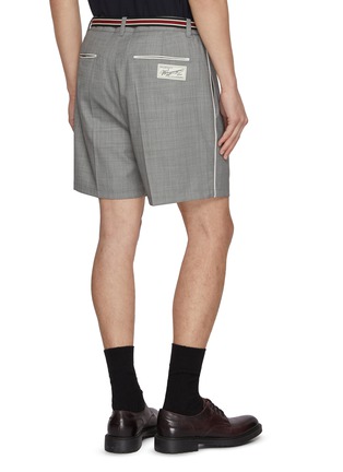 Back View - Click To Enlarge - WOOYOUNGMI - Belted Pleated Shorts