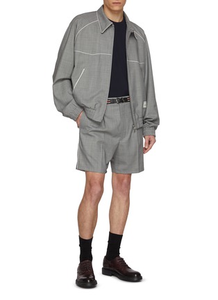 Figure View - Click To Enlarge - WOOYOUNGMI - Belted Pleated Shorts