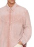  - WOOYOUNGMI - Striped Chest Pocket Cotton T-Shirt