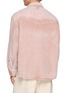 Back View - Click To Enlarge - WOOYOUNGMI - Striped Chest Pocket Cotton T-Shirt