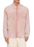 WOOYOUNGMI Striped Chest Pocket Cotton T-Shirt