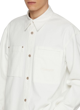  - WOOYOUNGMI - Point Collar Relaxed Cotton Shirt