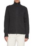 DREYDEN Full Zip Wool Cashmere Knit Cardigan