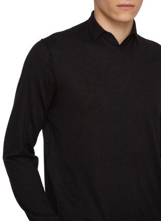  - DREYDEN - Wool Silk Polo Shirt