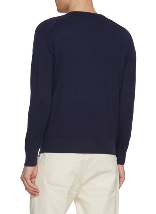 Back View - Click To Enlarge - DREYDEN - V-Neck Knit Cardigan