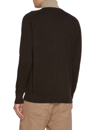 Back View - Click To Enlarge - DREYDEN - V-Neck Knit Cardigan