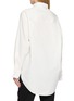 Back View - Click To Enlarge - BALENCIAGA - Classic Cotton Silk Poplin Shirt