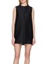 BALENCIAGA Mini Cocoon Wool Silk Dress