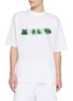 BALENCIAGA Messy Spray Logo Graphic T-Shirt