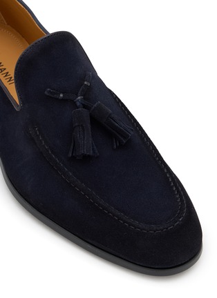 Detail View - Click To Enlarge - MAGNANNI - Suede Leather Tassel Loafers