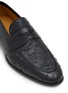 Detail View - Click To Enlarge - MAGNANNI - Viggo Ostrich Leather Penny Loafers