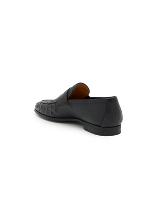 Detail View - Click To Enlarge - MAGNANNI - Viggo Ostrich Leather Penny Loafers