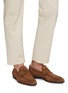 Figure View - Click To Enlarge - MAGNANNI - Diezma Suede Penny Strap Loafers