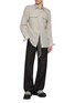 Figure View - Click To Enlarge - RICK OWENS  - High Twist Wool Work Shirt