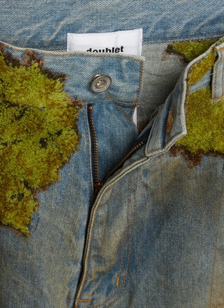  - DOUBLET - Moss Grown Wood Medium Wash Jeans