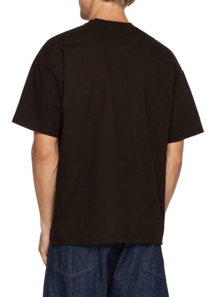 Back View - Click To Enlarge - DOUBLET - Pocket Graphic Embroidery Cotton T-Shirt