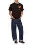 Figure View - Click To Enlarge - DOUBLET - Pocket Graphic Embroidery Cotton T-Shirt