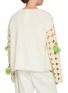 Back View - Click To Enlarge - DOUBLET - Sliced Carrot Crochet Cardigan