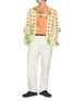 Figure View - Click To Enlarge - DOUBLET - Sliced Carrot Crochet Cardigan