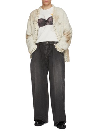 Figure View - Click To Enlarge - DOUBLET - Egg Bra Oversized T-Shirt